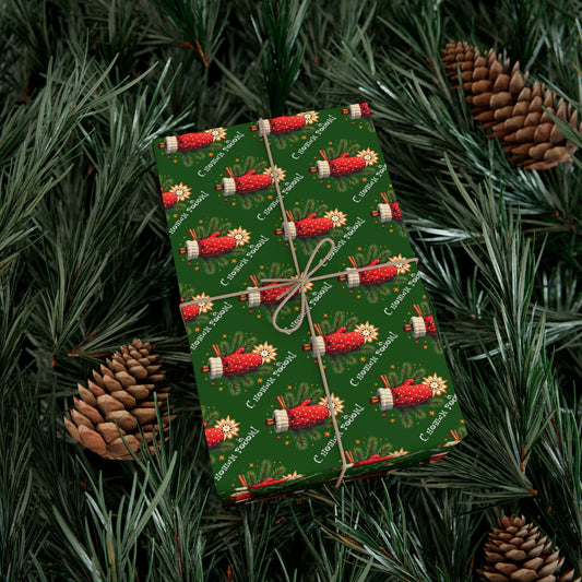 Christmas Nutcracker Gift Wrap Paper - Holiday Wrapping Sheets