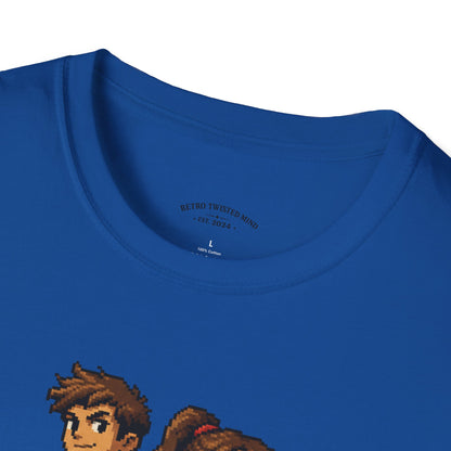 T-Shirt — Retro Pixel 'Real Gamers Don't Need 4K' Graphic Tee