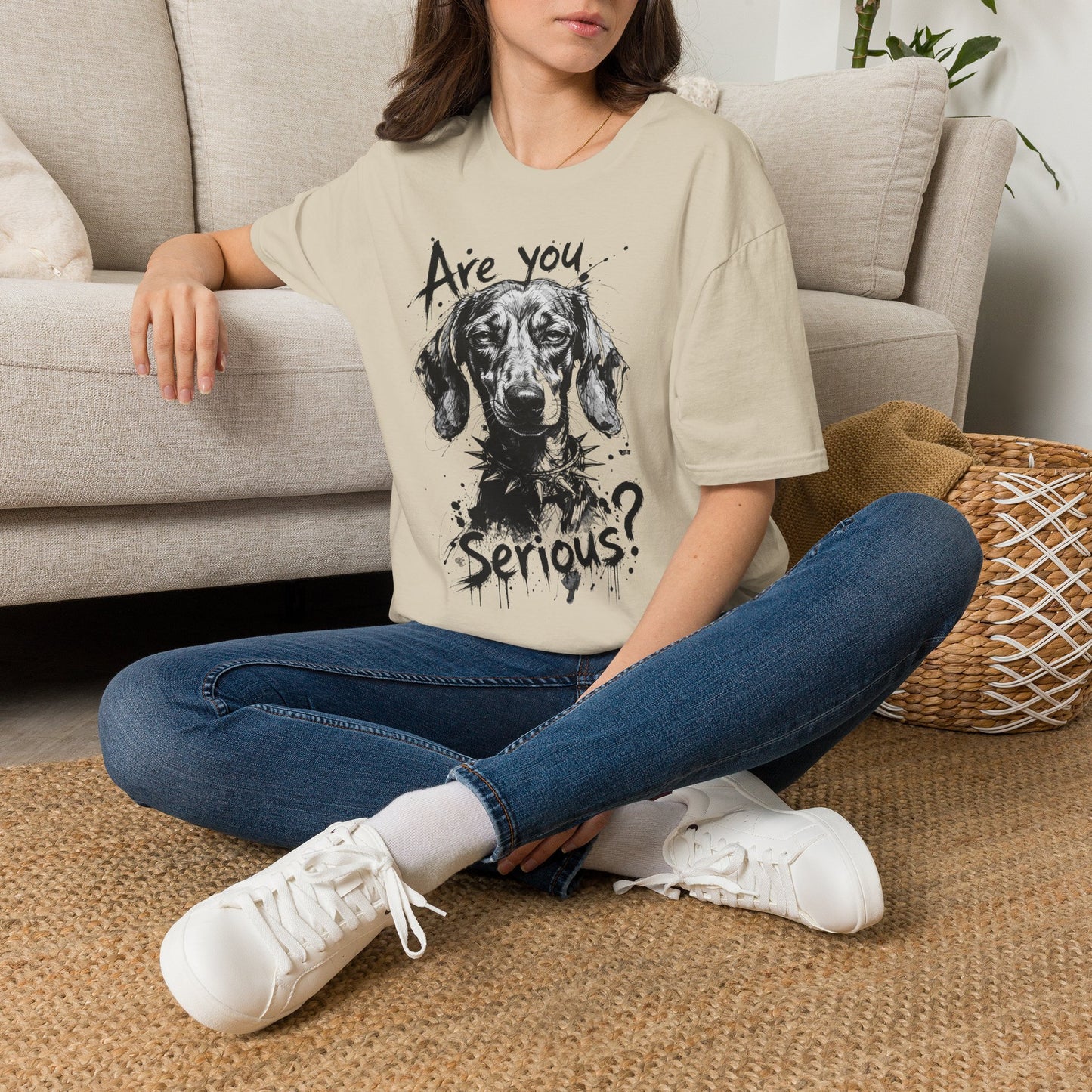 Are You Serious? Dachshund Graphic T-Shirt