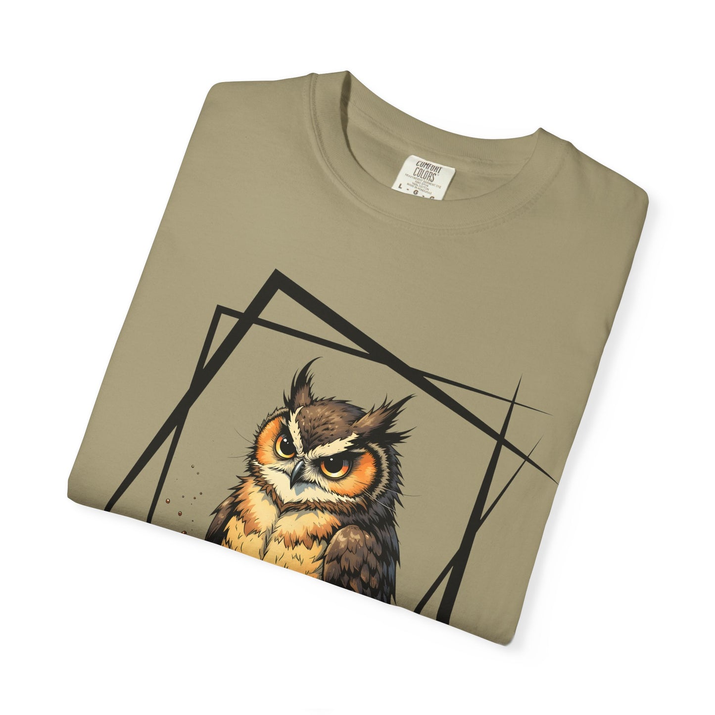 Owl & Coffee Graphic T-Shirt — 'A Day to Coffee and Contemplate'