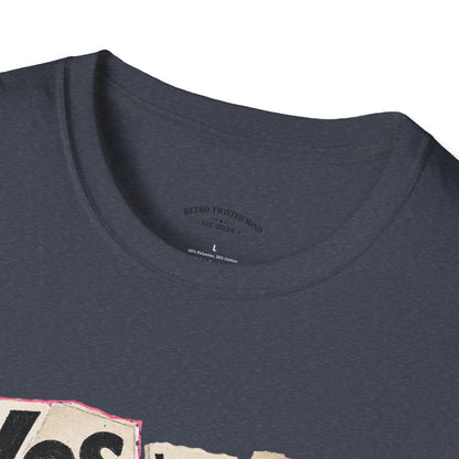 T-Shirt — "Yes We Share, So What?" Retro Collage Graphic Tee