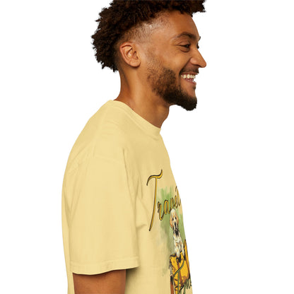 Travel Time Dog T-Shirt - Unisex Garment-Dyed Tee for Pet Lovers