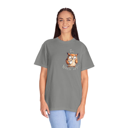 Where Am I? Owl Graphic T-Shirt