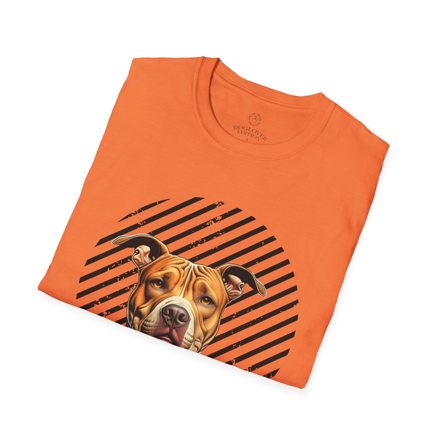 Pure Love Unisex Softstyle T-Shirt - Pitbull Design