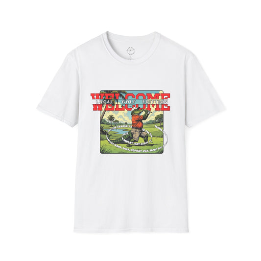 Welcome Local Golf Edition Unisex Softstyle T-Shirt,golf,sport,gator,florida