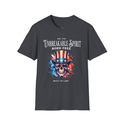 Patriotic Skull T-Shirt | Unisex Independence Day Tee