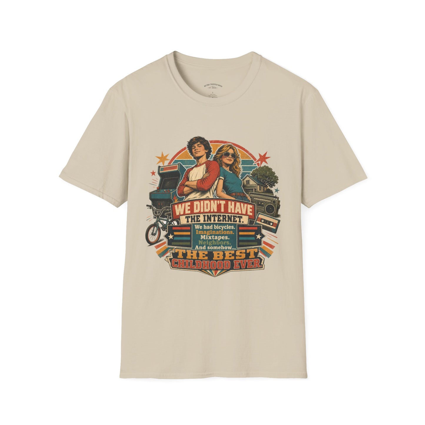 Retro Stranger Things 'We Didn't Have The Internet' T-Shirt