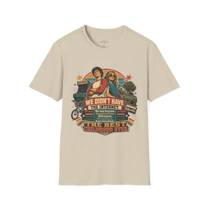 Retro Stranger Things 'We Didn't Have The Internet' T-Shirt