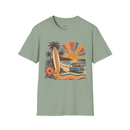 Retro Surf Sunset T-Shirt