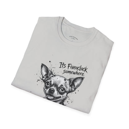 Chihuahua 'It's Five O'Clock Somewhere' T-Shirt
