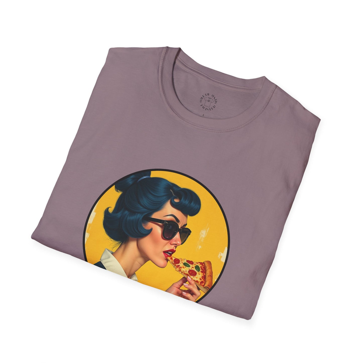 Cool Mama Unisex Softstyle T-Shirt - Retro Chic Pizza Lover Tee,mom