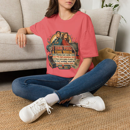 Vintage Road Trip T-Shirt — "I Come From A Time When" Retro Couple Graphic
