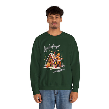 Holiday Season Gingerbread Crewneck Sweatshirt