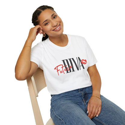 Future Diva Unisex Softstyle T-Shirt | Stylish Casual Tee for Empowered Women | Perfect for Gifts and Celebrations.twisted