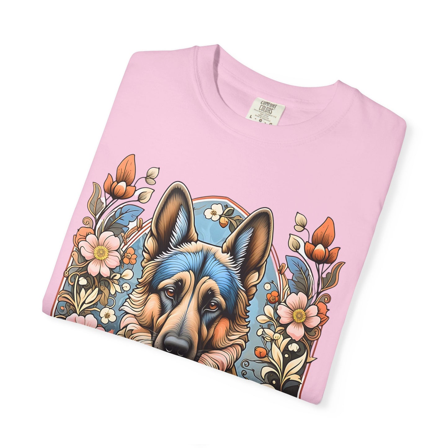 Pure Love German Shepherd T-Shirt – Unisex Garment-Dyed Tee for Dog Lovers