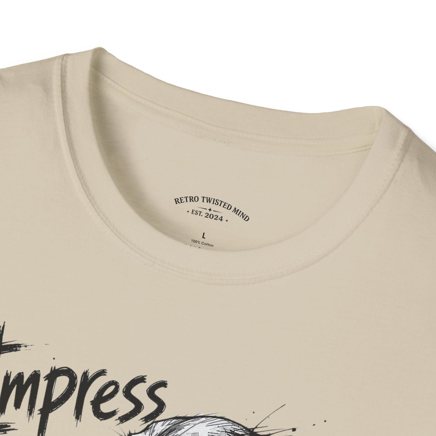 Dachshund Graphic Tee — "Impress Me. I'll Wait" Dog Lover T-Shirt