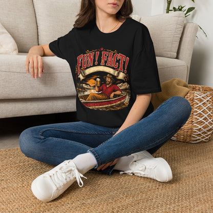 Fun! Fact! T-Shirt — Vintage Beer Drinker Graphic Tee