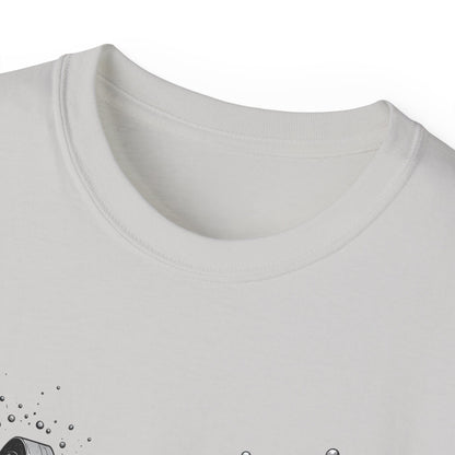 Weightlifting Owl Graphic Tee — "Morning Power" Fitness T-Shirt