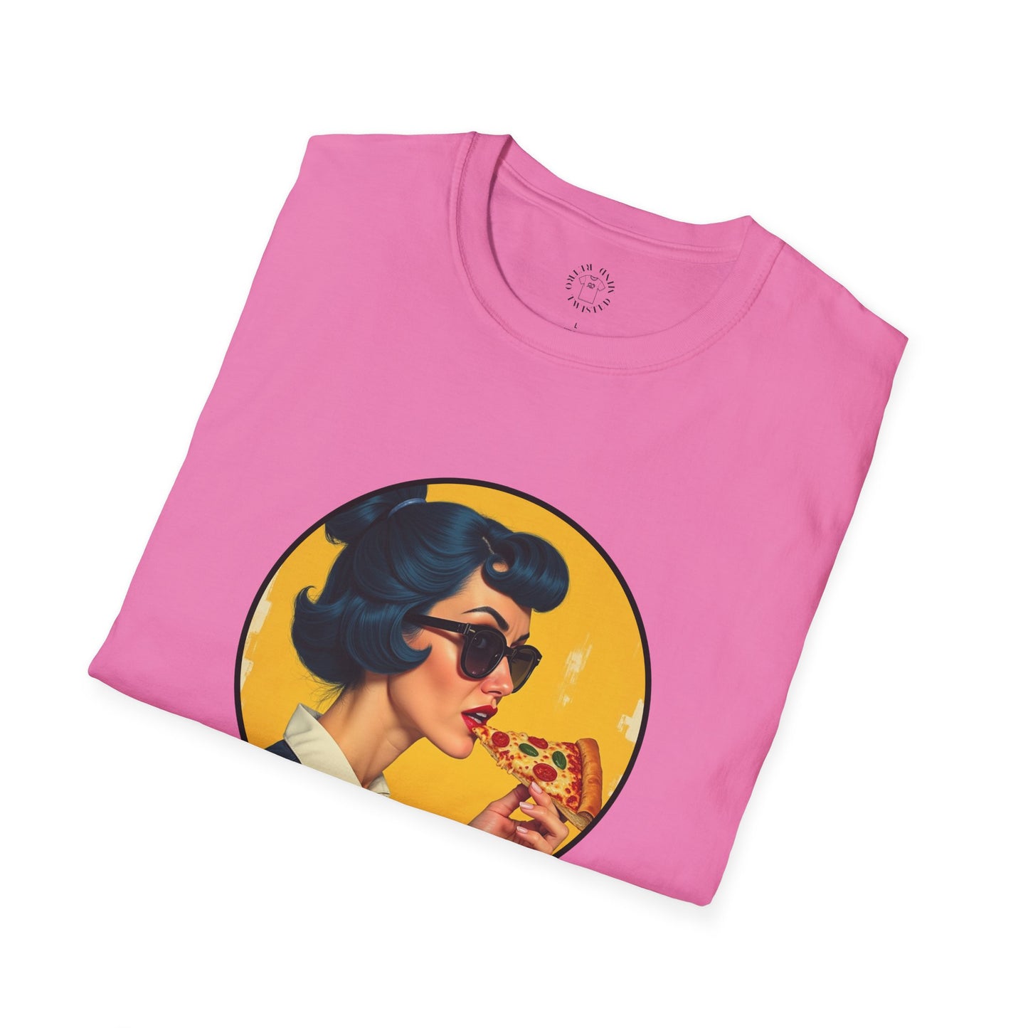 Cool Mama Unisex Softstyle T-Shirt - Retro Chic Pizza Lover Tee,mom