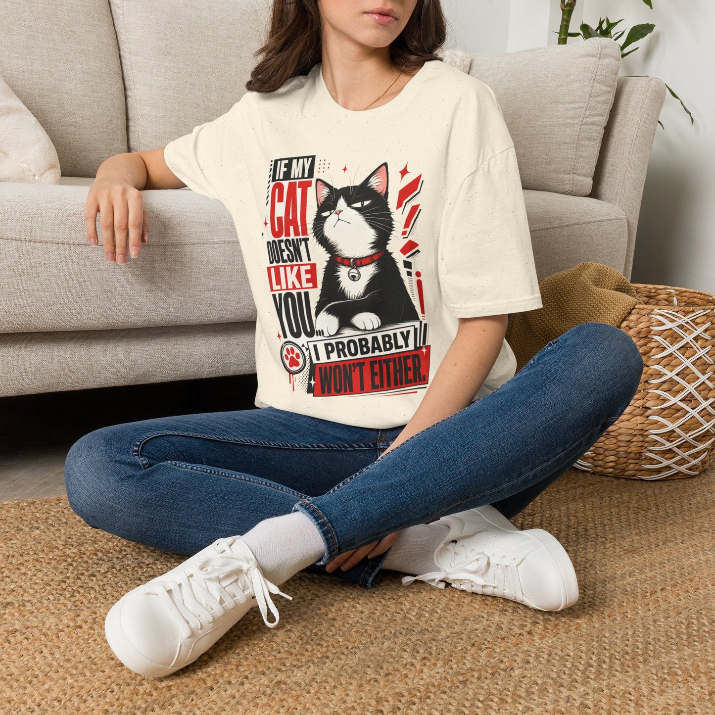 If My Cat Doesn’t Like You T-Shirt — Funny Cat Lover Tee