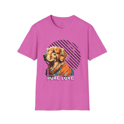 Pure Love Dog Unisex Softstyle T-Shirt - Perfect for Pet Lovers