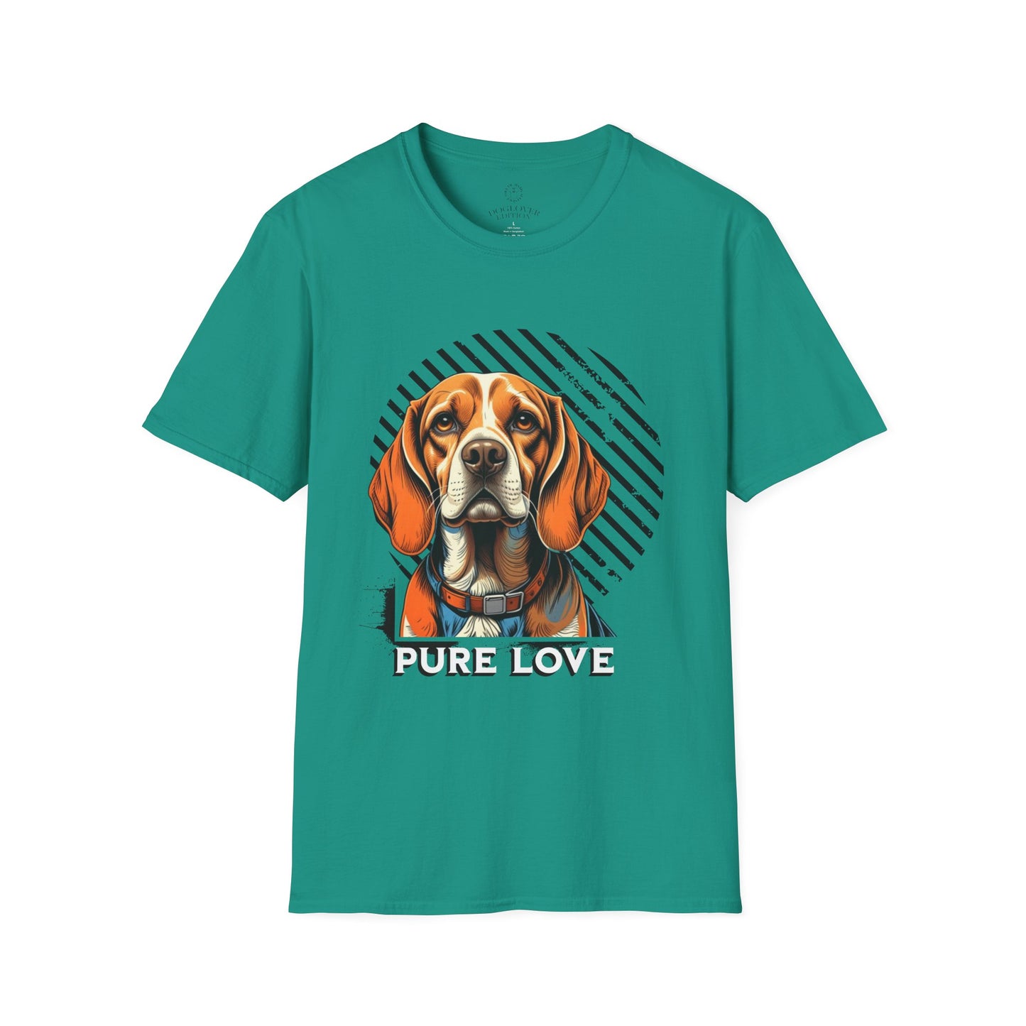 Pure Love Dog T-Shirt - Unisex Softstyle Tee for Animal Lovers