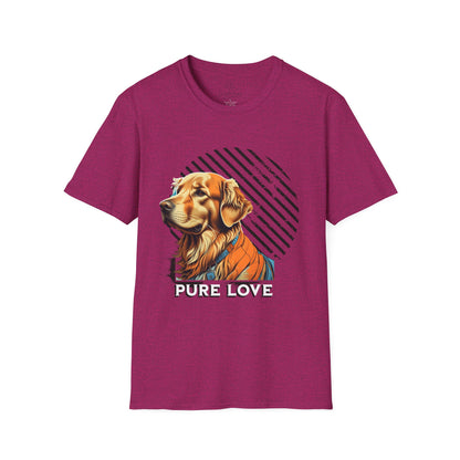 Pure Love Dog Unisex Softstyle T-Shirt - Perfect for Pet Lovers