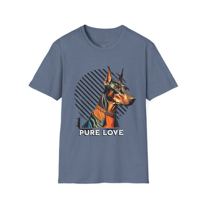 Pure Love Doberman T-Shirt - Perfect for Dog Lovers