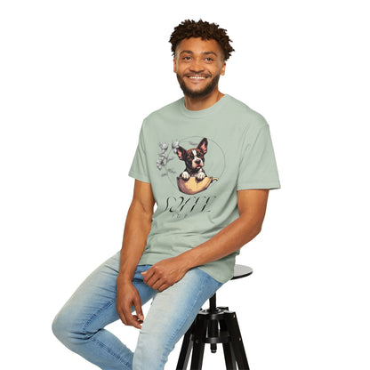 Coffee Pup Unisex Garment-Dyed T-shirt
