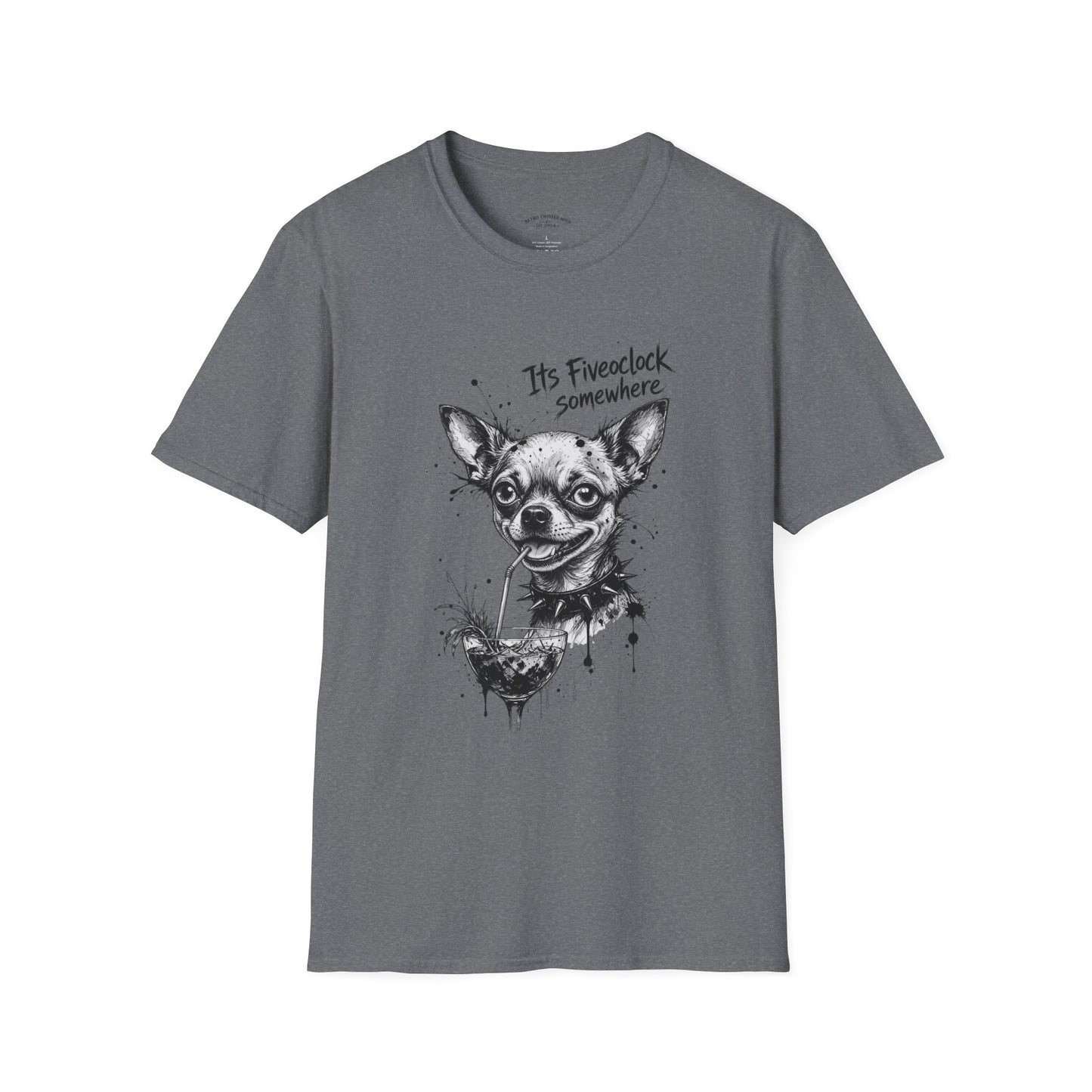 Chihuahua 'It's Five O'Clock Somewhere' T-Shirt