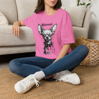 Chihuahua 'Wasaaaap' Graphic T-Shirt — Funny Dog Tee for Pet Lovers