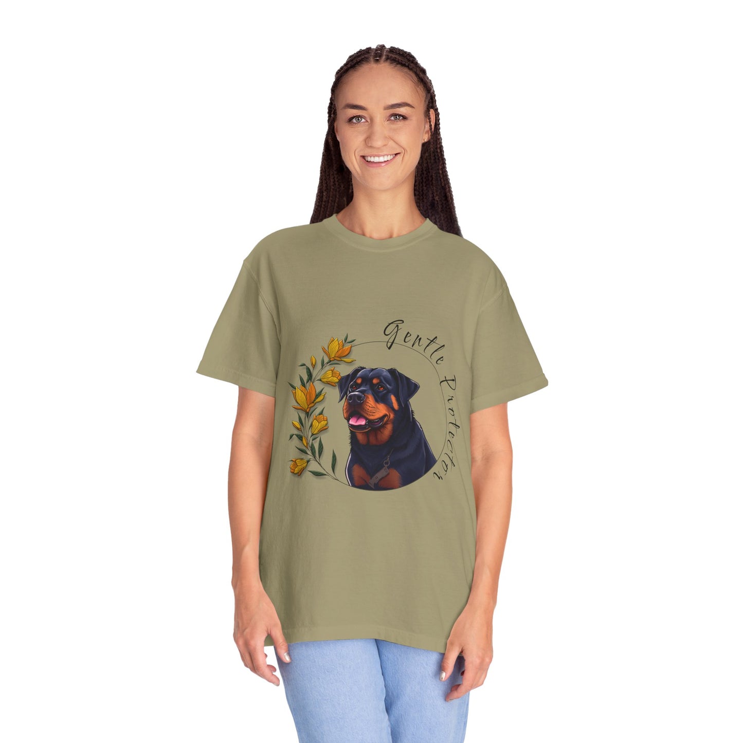 Gentle Protector Unisex Garment-Dyed T-Shirt - Dog Lover Apparel