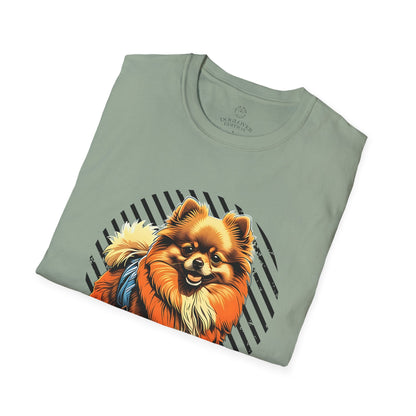 Unisex Softstyle T-Shirt - 'Pure Love' Pomeranian Print