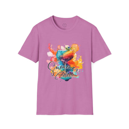 Colorful Artistic T-Shirt with Inspirational Design, Unisex Softstyle Tee, Gift for Art Lovers, Casual Wear, Birthday Gift Idea
