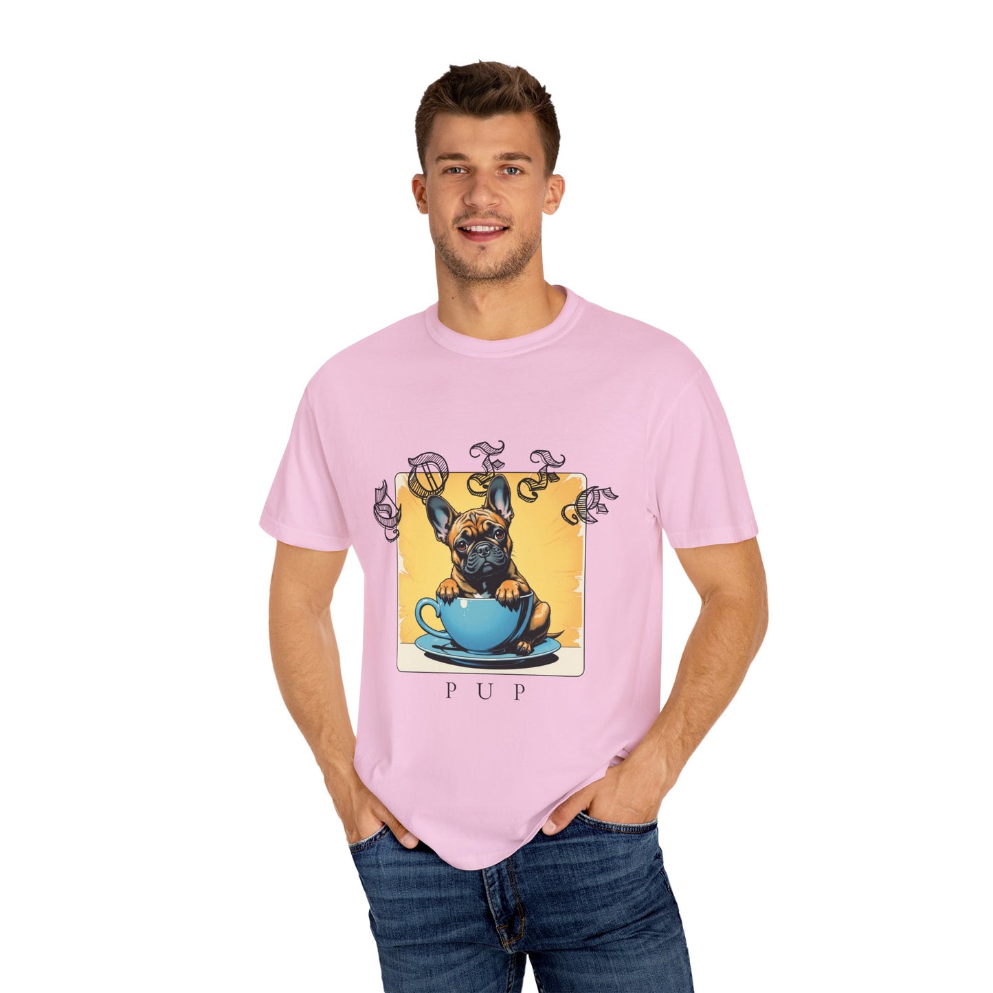 Playful Pup Unisex Garment-Dyed T-Shirt