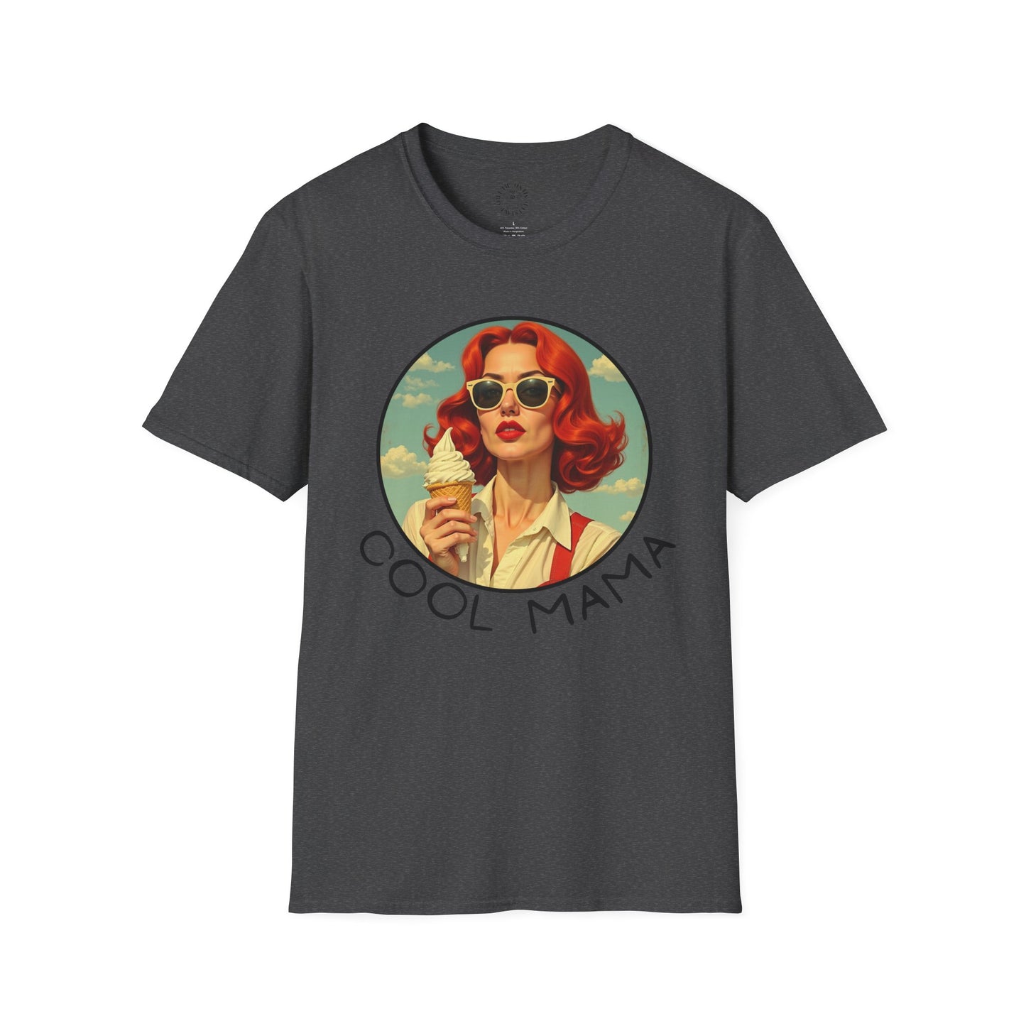 Cool Mama Vintage Graphic Unisex Softstyle T-Shirt
