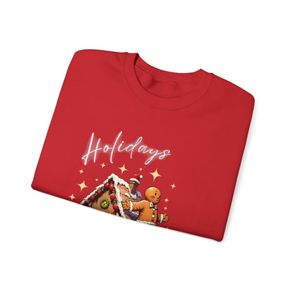 Holiday Season Gingerbread Crewneck Sweatshirt