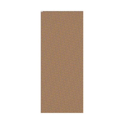 Gift Wrap Paper - Cute Puppy Pattern Brown Wrapping Paper for Pet Lovers, Holiday & Birthday Gift Wrap