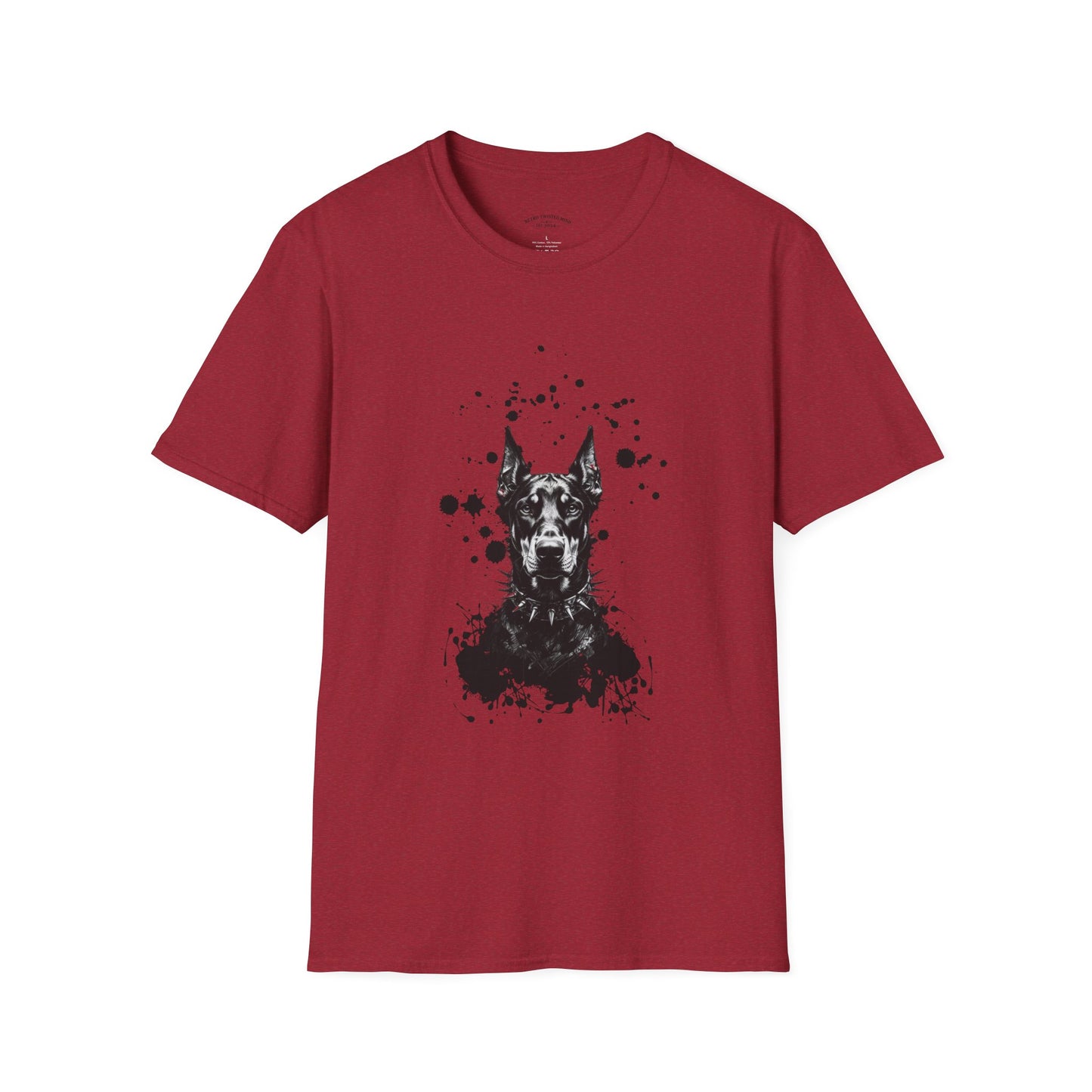 Doberman Ink Splatter T-Shirt