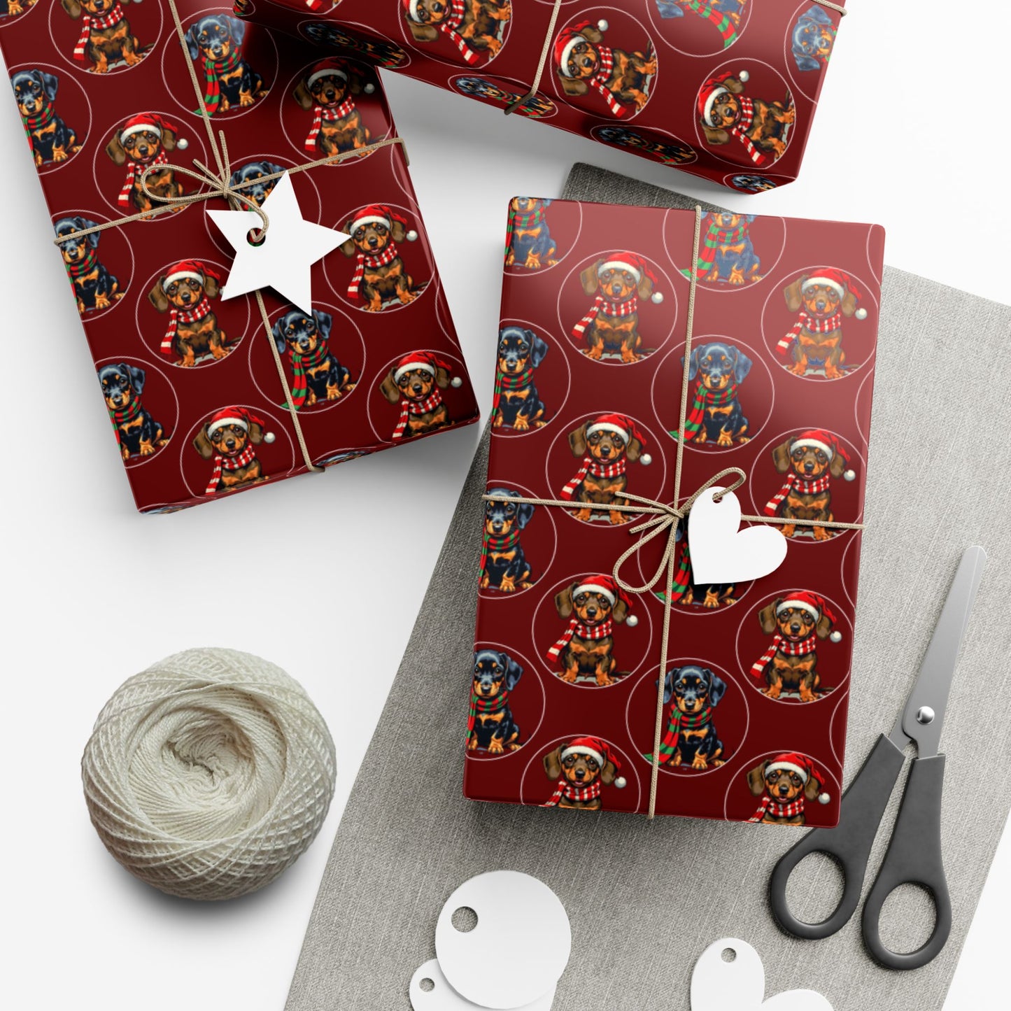 Nutcracker Pattern Gift Wrap Paper — Festive Red Holiday Wrapping for Christmas Gifts