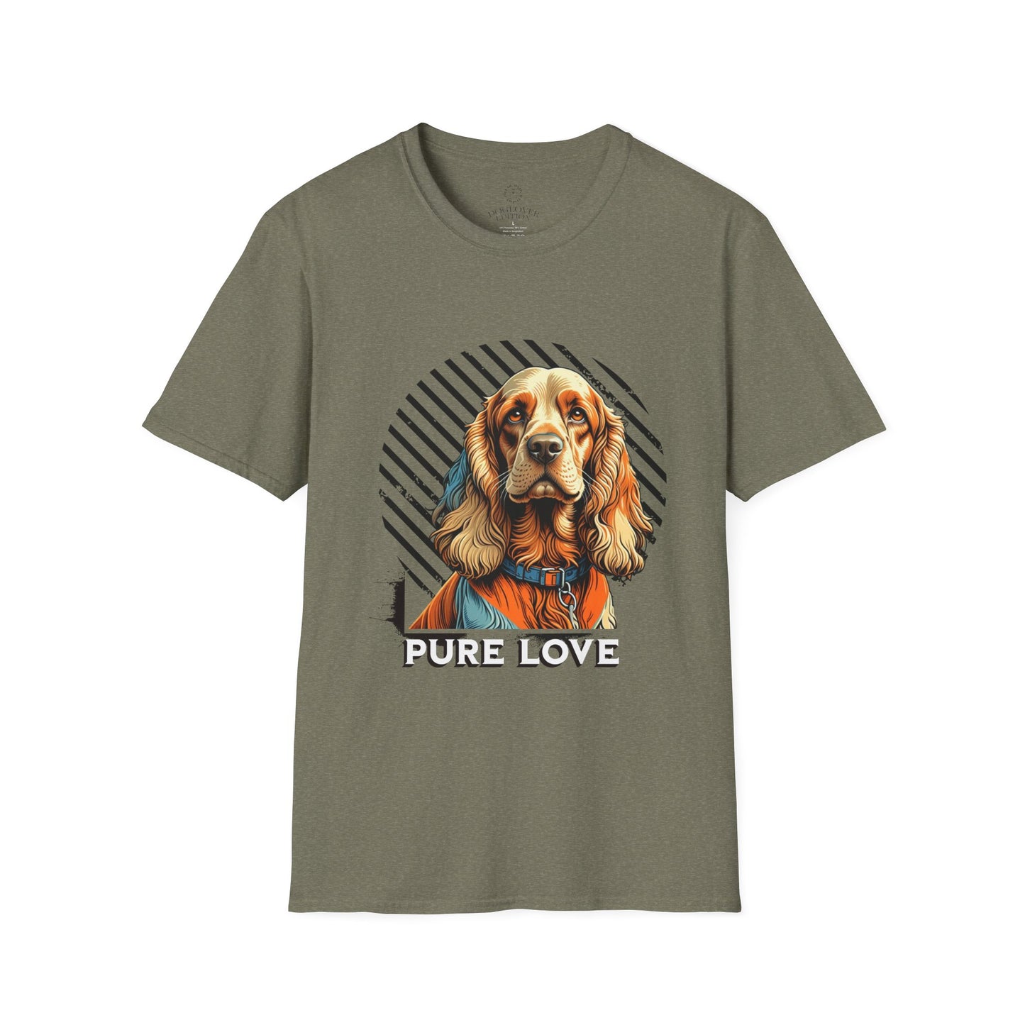 Pure Love Unisex Softstyle T-Shirt - Dog Lover Gift