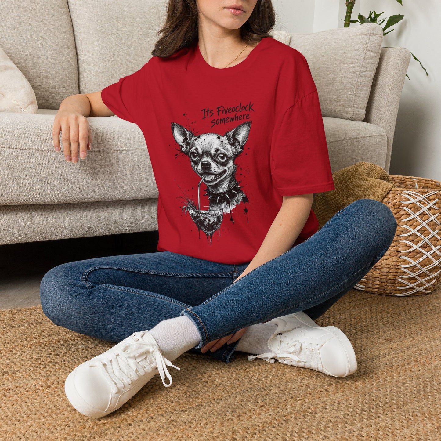 Chihuahua 'It's Five O'Clock Somewhere' T-Shirt