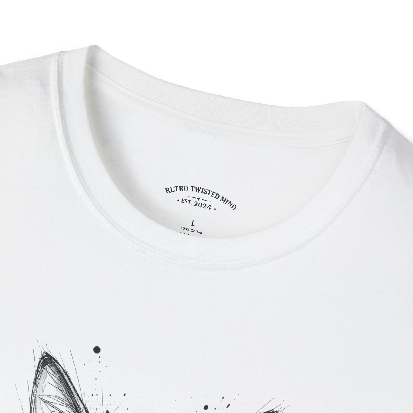 Cat T-Shirt — 'I Know I’m Fabulous' Cute Smiling Cat Graphic Tee