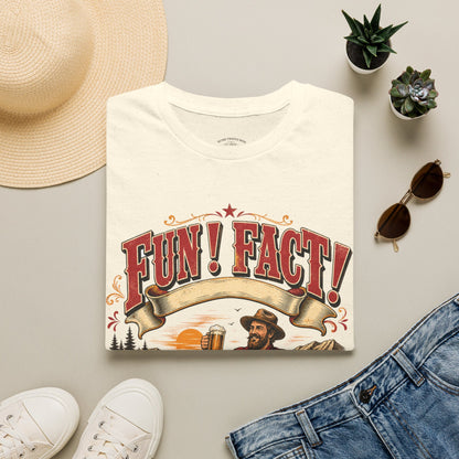Fun! Fact! T-Shirt — Vintage Beer Drinker Graphic Tee