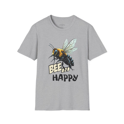 Bee Happy T‑Shirt — Cute Bumblebee Graphic Tee