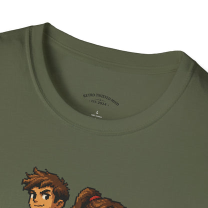T-Shirt — Retro Pixel 'Real Gamers Don't Need 4K' Graphic Tee