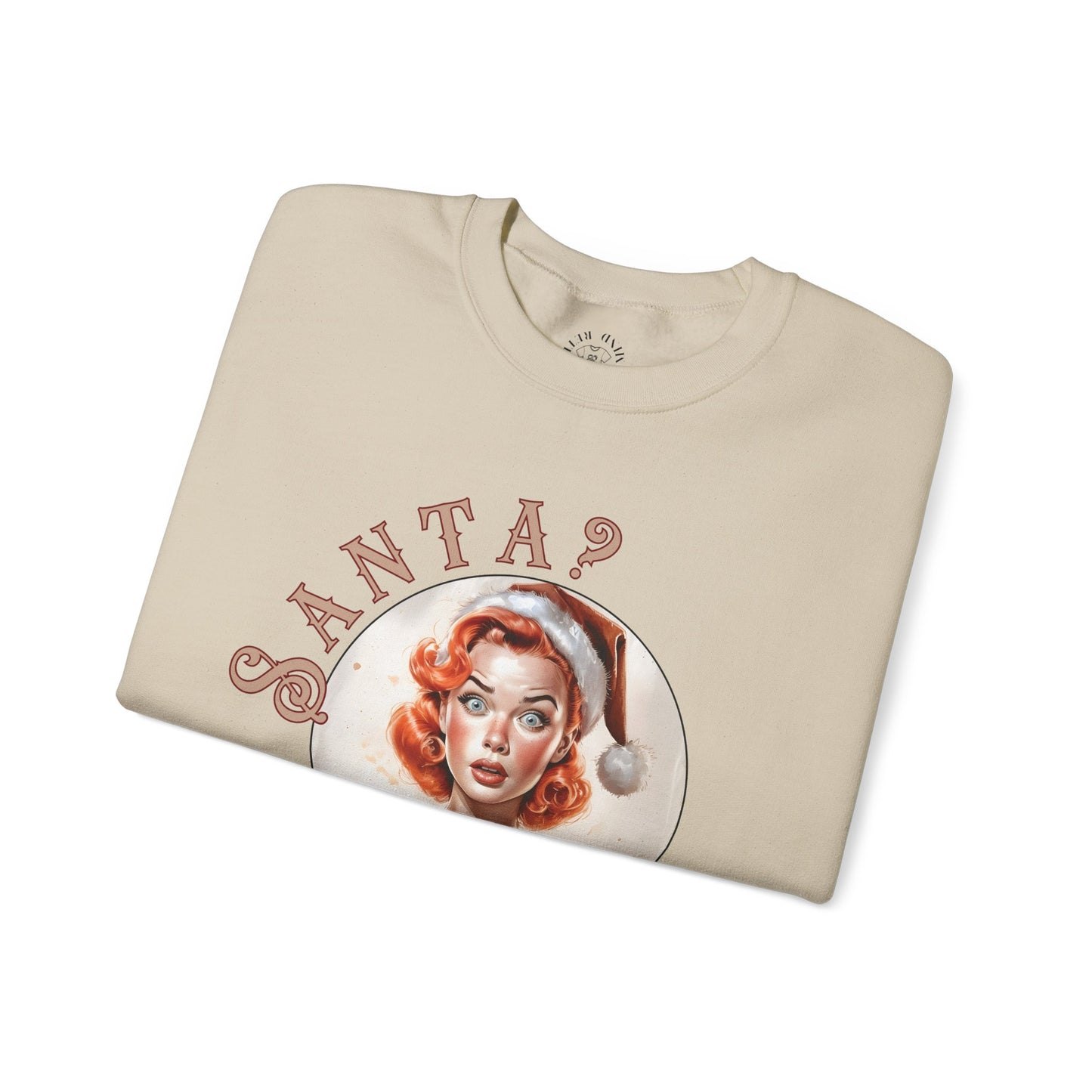 Funny Cookie Lover Sweatshirt - Retro Design - Santa? Christmas