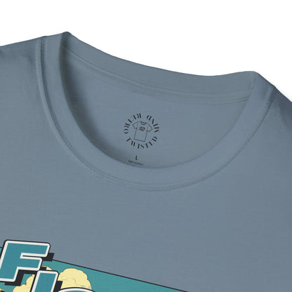 Fishing Like a Pro Unisex Softstyle T-Shirt - Perfect for Anglers & Outdoor Enthusiasts,gator