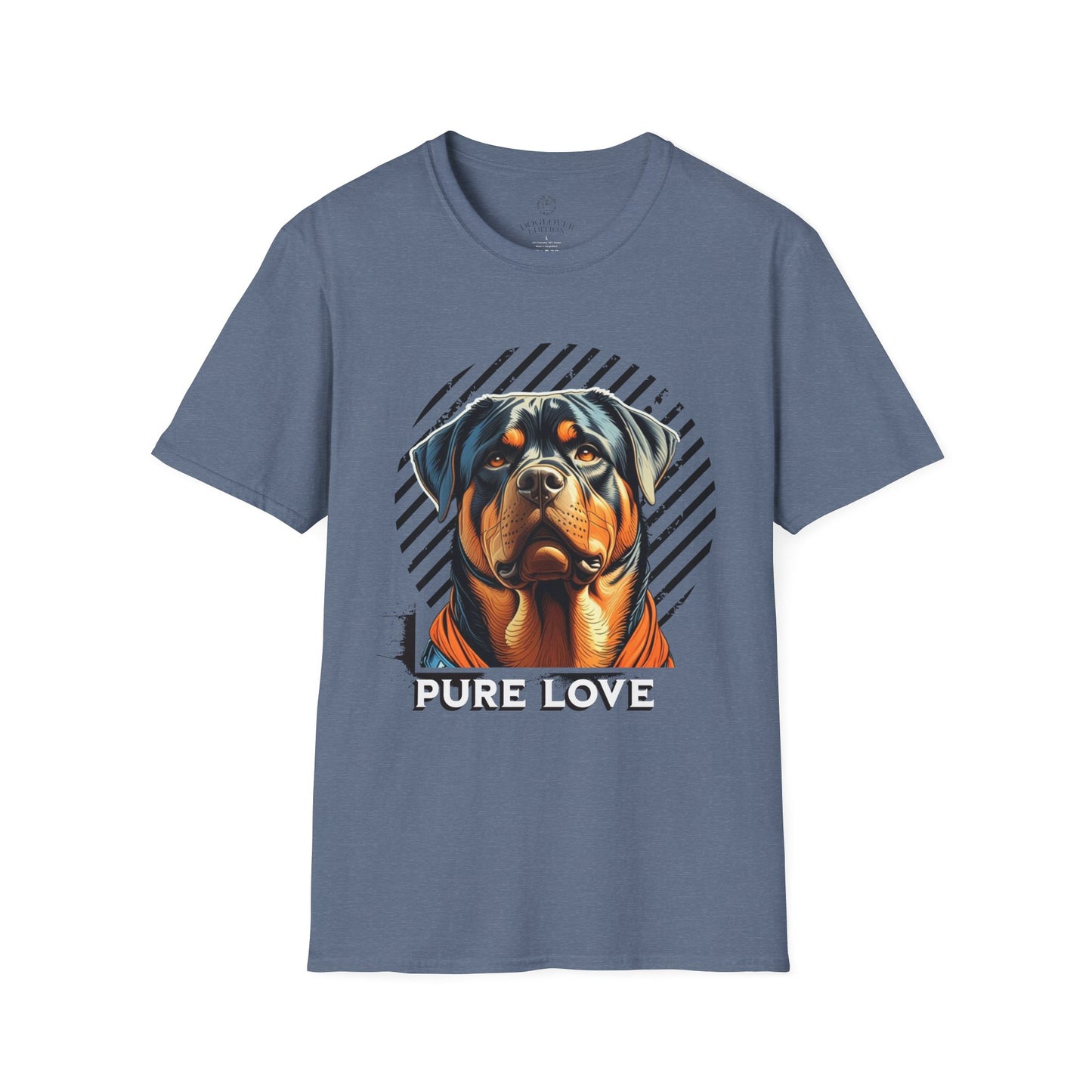 Pure Love Rottweiler Unisex Softstyle T-Shirt