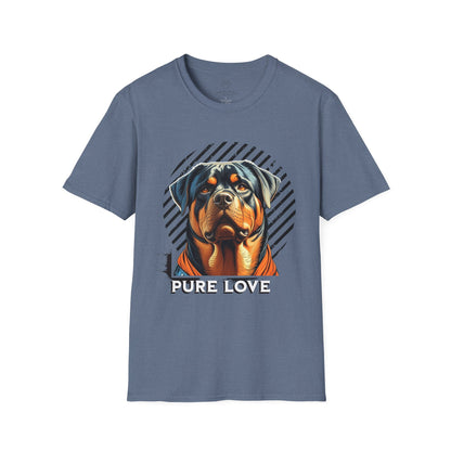 Pure Love Rottweiler Unisex Softstyle T-Shirt